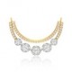 Beautifully Crafted Diamond Pendant Set with Matching Earrings in 18k gold with Certified Diamonds - TMS10202W, TMS10202WER